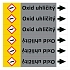 Značení potrubí ISO 20560, oxid uhličitý